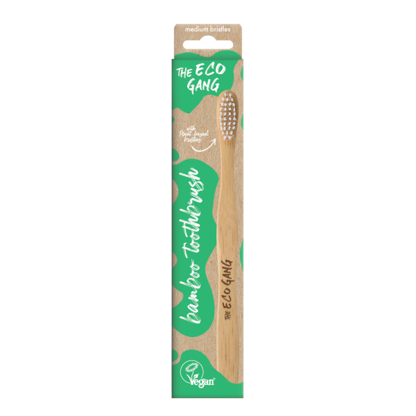 The Eco Gang - Adult Bamboo Toothbrush Medium