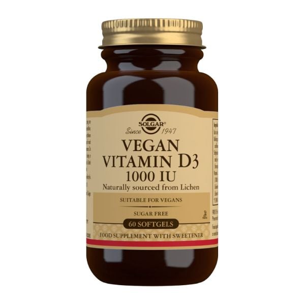 Solgar - Vegan Vitamin D3 1000iu 60s