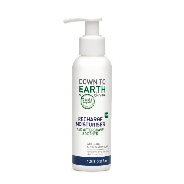 Down to Earth - Recharge Moisturiser & Aftershave 100ml