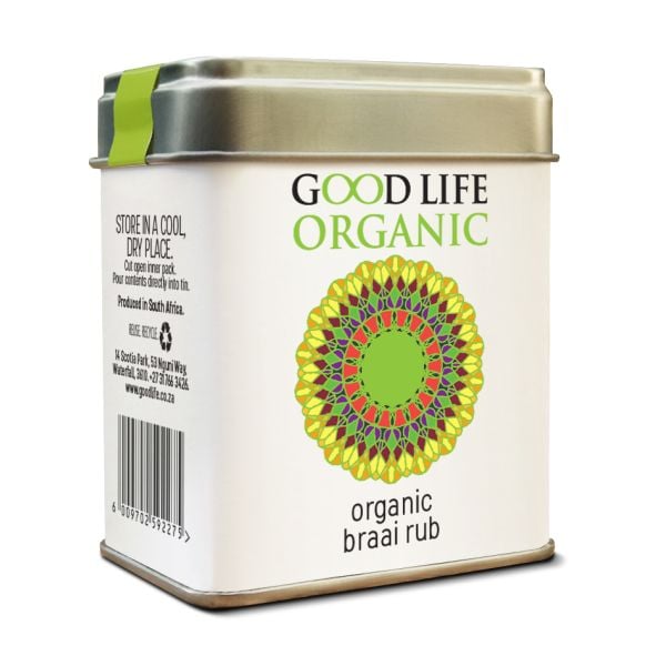 Good Life Organic - Braai Rub Organic Tin 50g