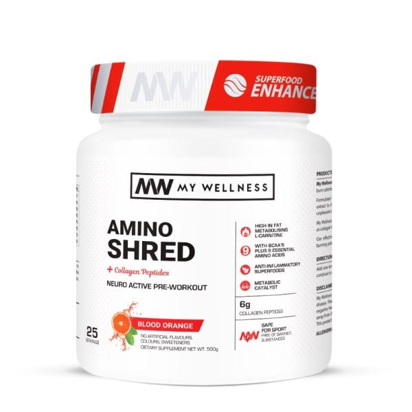 My Wellness - Amino Shred Blood Orange 500g