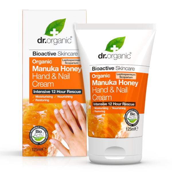 Dr Organic - Manuka Honey Hand & Nail Cream 125ml
