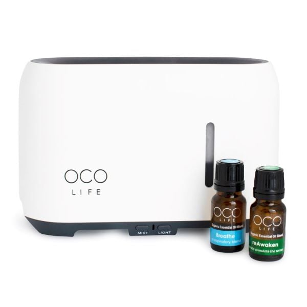 #OCO Life - Simulated Flame Diffuser with 2 Oil Blends 10ml