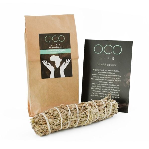 OCO Life - Sacred Imphepho Smudge Stick Africa Sacred Herb