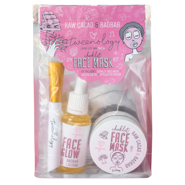 Tweenology - DIY Face Mask Kit (Mask, Oil & Brush)
