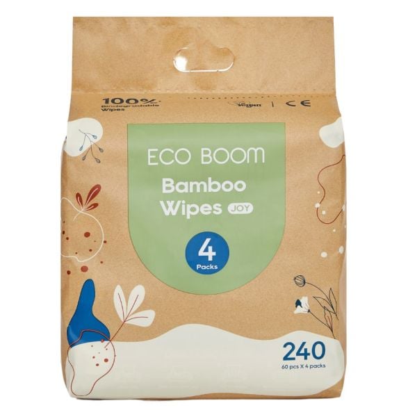 Eco Boom - Joy Baby Wipes 240s