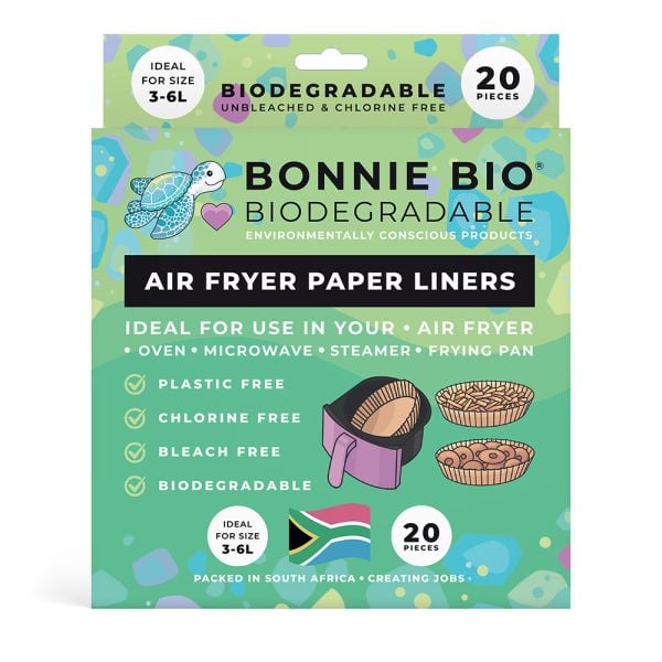 Bonnie Bio Air Fryer Liners Round 3-6L - 20s