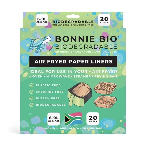 Bonnie Bio - Air Fryer Liners Square 6-9L - 20s