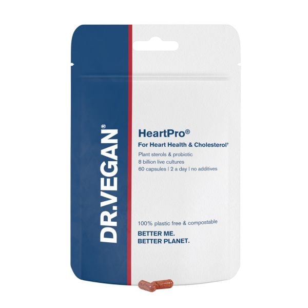 Dr Vegan HeartPro® Plant-sterols & Probiotic 60s