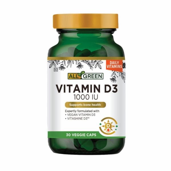 All Green - Vitamin D3 1000IU 30s