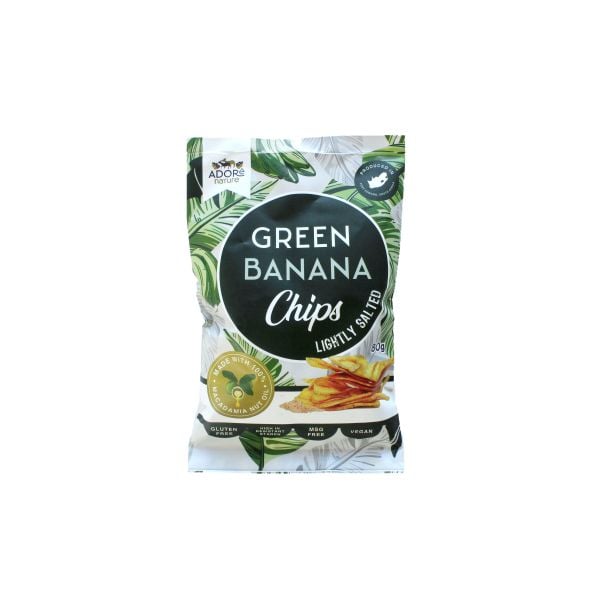 Adore Nature - Green Banana Chips Lightly Salted 80g