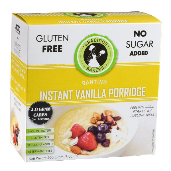 Gracious Bakers - Vanilla Porridge Gluten Free 200g