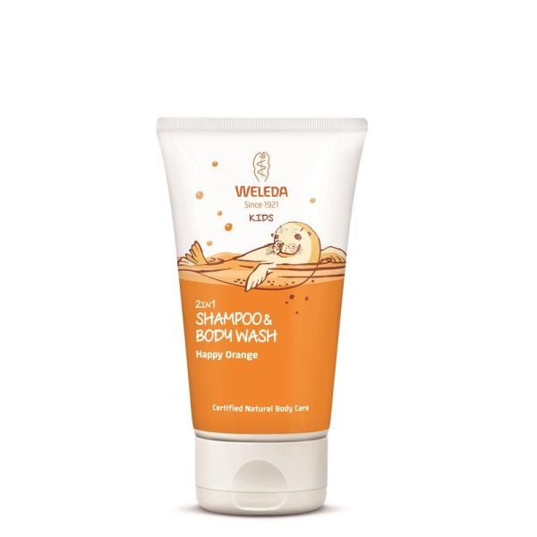 Weleda - Kids 2in1 Shampoo & Body Wash Happy Orange 150ml
