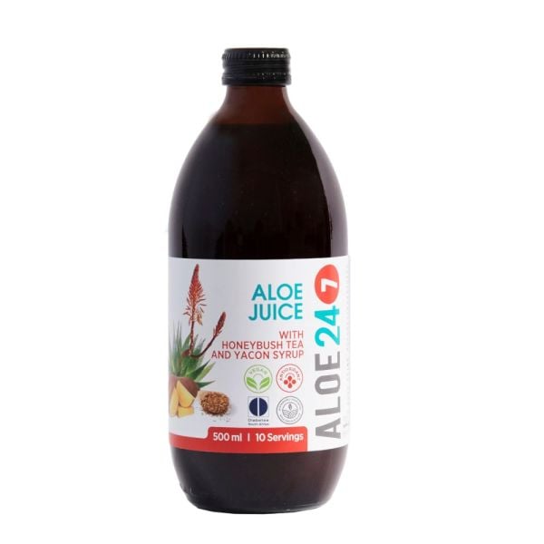 Aloe24/7 - Aloe Juice Honeybush Tea and Yacon 500ml