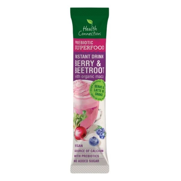 Health Connection - Superfood Instant Drink Berry & Beetroot with Organic Maca 30g