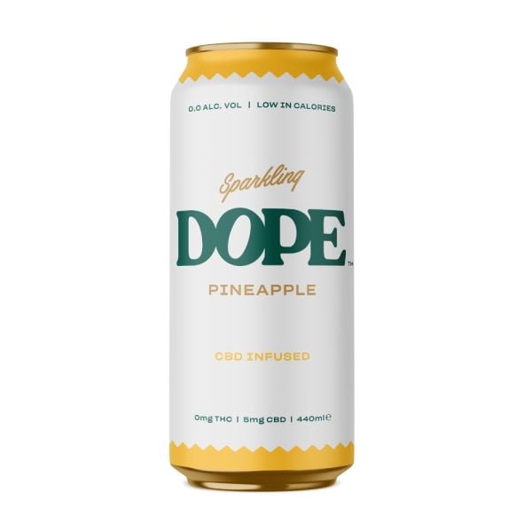 Dope Drinks - CBD Drink Sparkling Pineapple 440ml