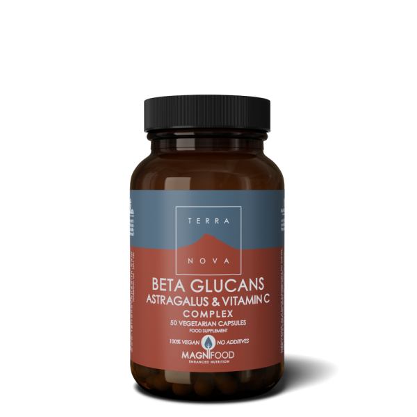Terranova Beta Glucans Astragalus & Vitamin C Complex 50s