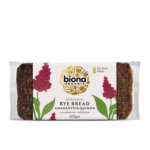 Biona Organic Bread Rye & Amaranth Quinoa 500g