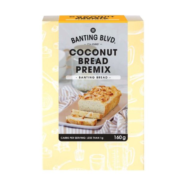 Banting Blvd Coconut Bread Premix 160g