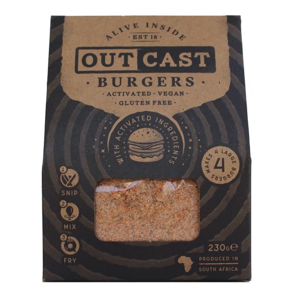 Outcast Foods Activated Burger Mix 230g