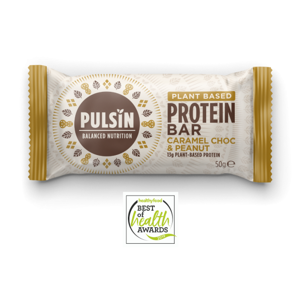 Pulsin Protein Booster Caramel Choc & Peanut 50g
