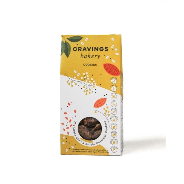 Cravings Bakery Chocolate Chip & Oatmeal Cookies 200g