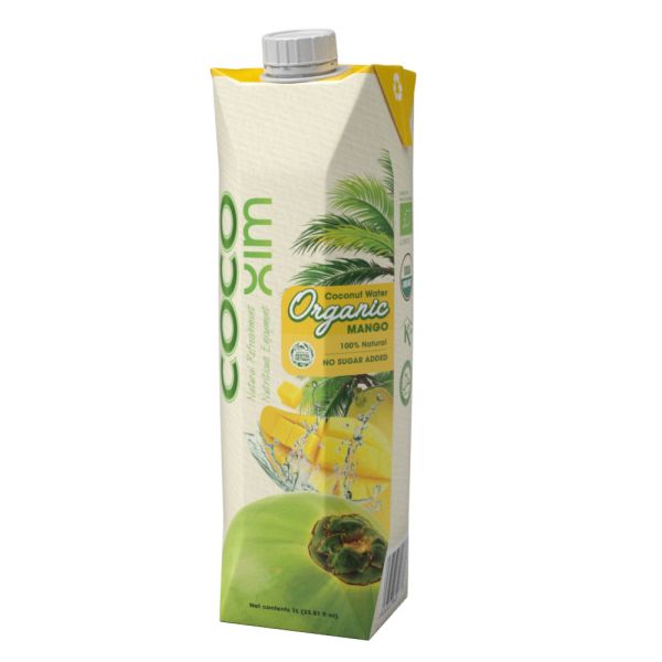 Cocoxim Organic Coconut Water with Mango 1L