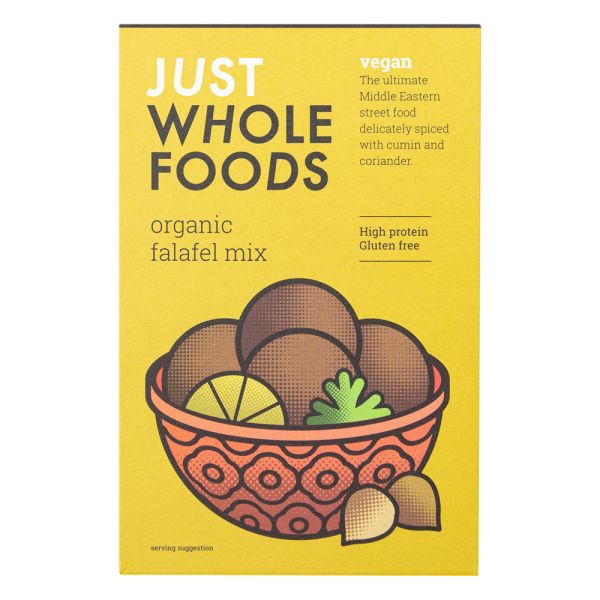 Just Wholefoods Organic & Vegan Falafel Mix 120g