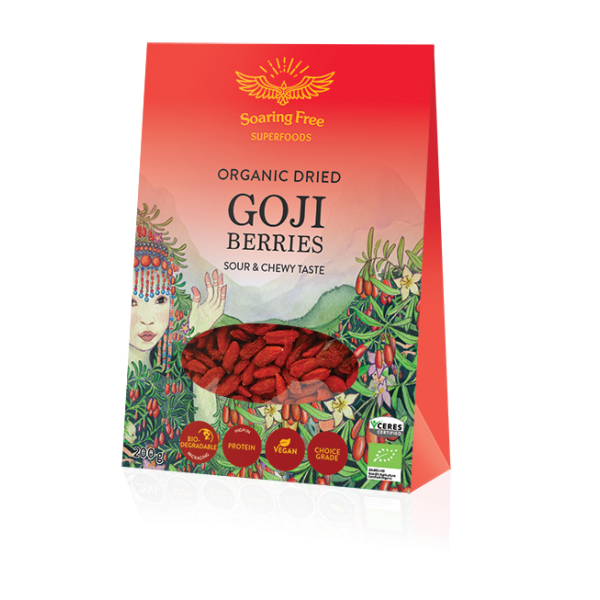 Soaring Free Organic Goji Berries 200g