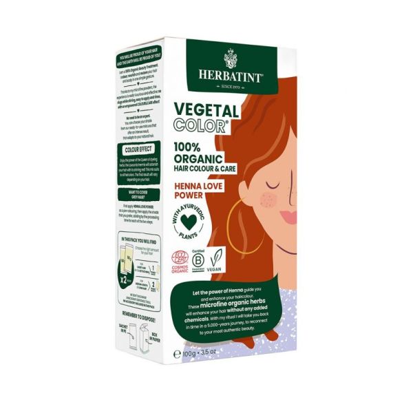 Herbatint Vegetal Colour Henna Love Powder 100g