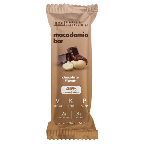 House of Macadamias Chocolate Macadamia Protein Bar 50g