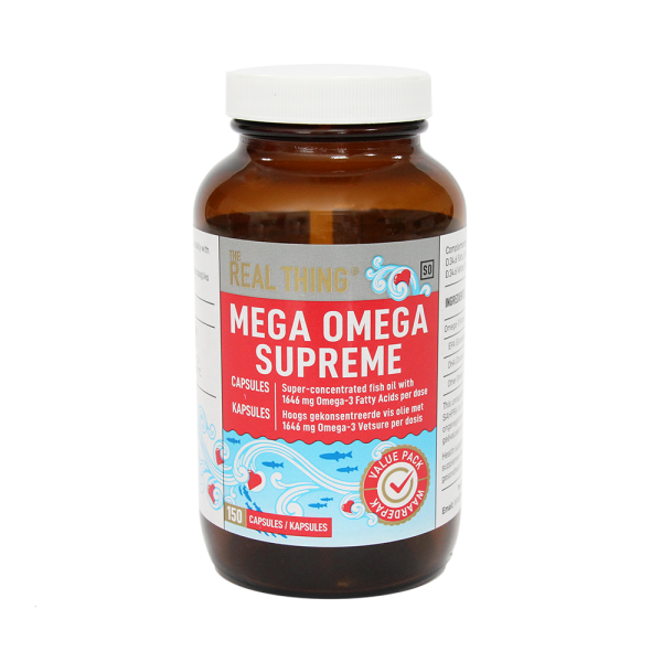 The Real Thing Mega Omega Supreme 150 Caps Value Pack 