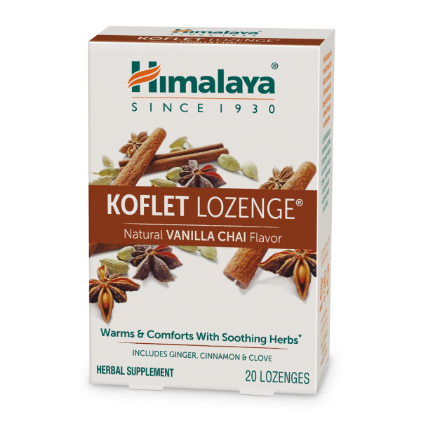 Himalaya Koflet Lozenges Vanilla Chai 20s