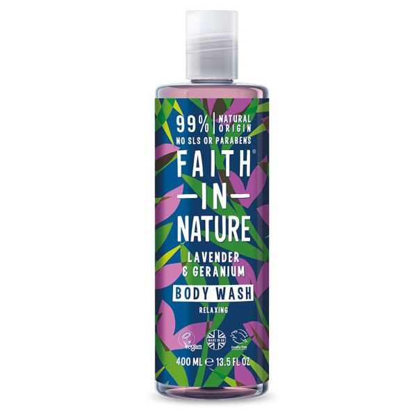 Faith in Nature Body Wash Lavender & Geranium  400ml