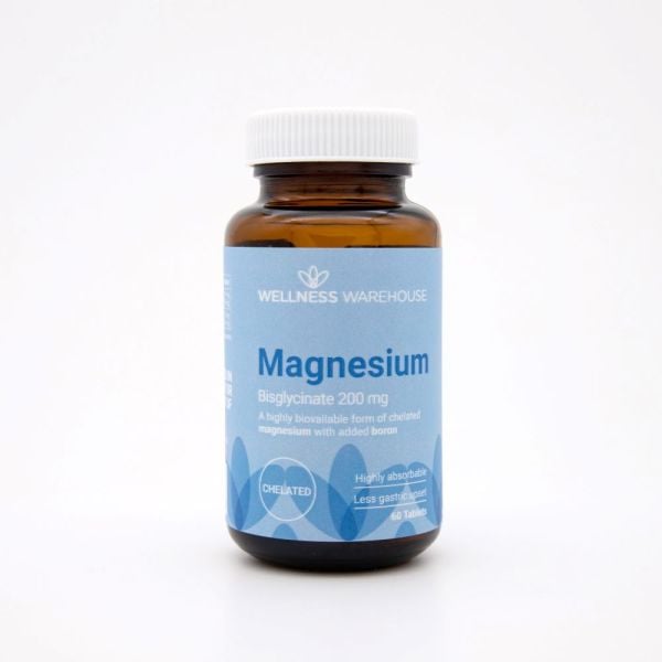 Wellness Magnesium Bisglycinate 200mg 60s