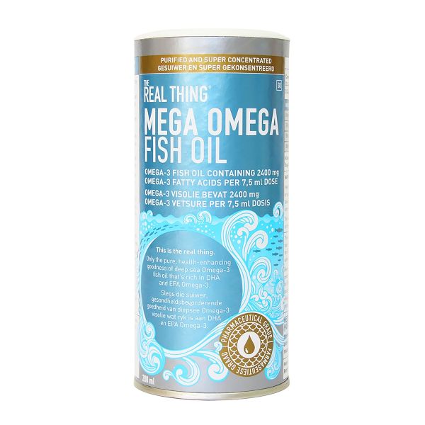 The Real Thing Mega Omega Fish Oil 200ml