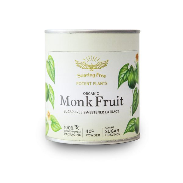 Soaring Free Potent Plants Monk Fruit Org 40g
