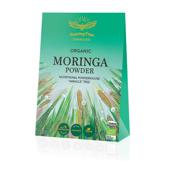 Soaring Free Organic Moringa Powder 200g