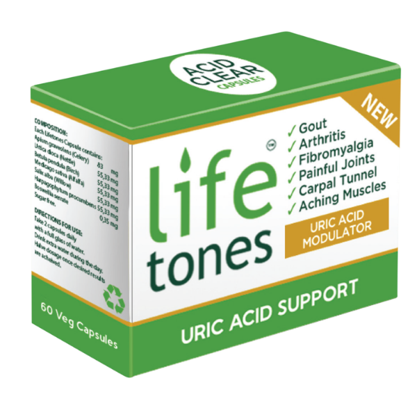 Lifetones Acid Clear Veg Caps 60s