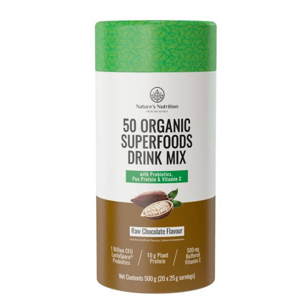 Nature's Nutrition Green & Reds Protein Choc 500g