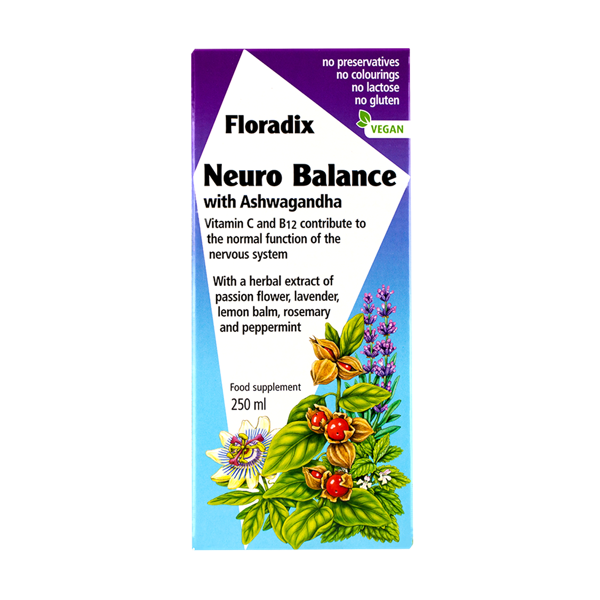 Floradix Neuro Balance With Ashwaganda 250ml