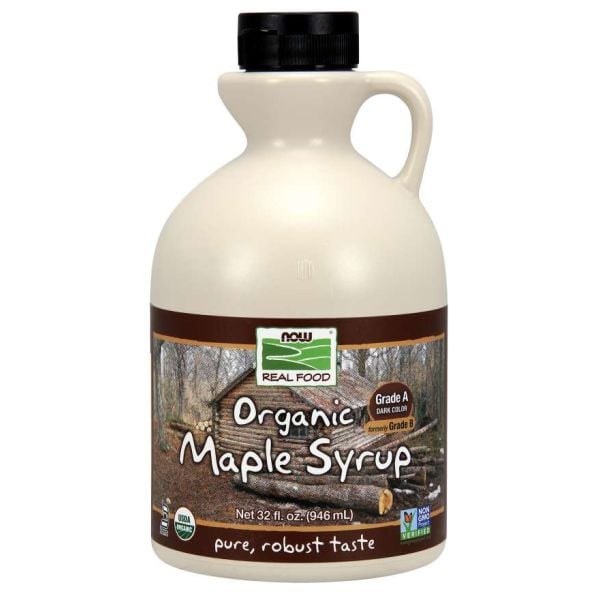 NOW Maple Syrup Organic Grade A 946ml