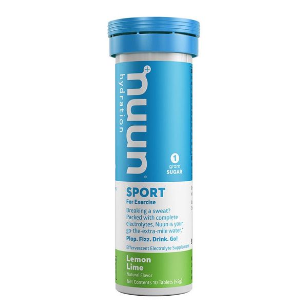 Nuun Hydration Sport Electrolyte Lemon & Lime Tablet 10s