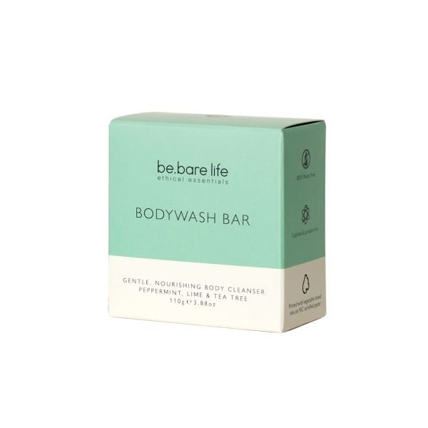 Be Bare - Body Wash Bar Peppermint, Lime & Tea Tree 110g