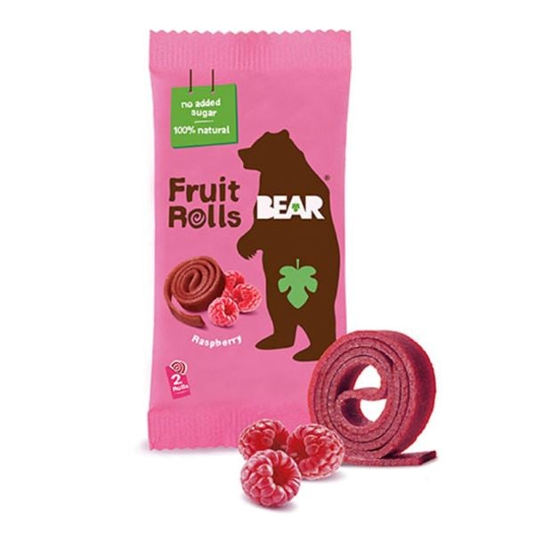 Bear - Fruit Rolls Raspberry 20g