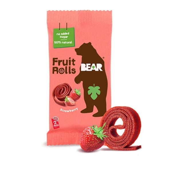Bear - Fruit Rolls Strawberry 20g