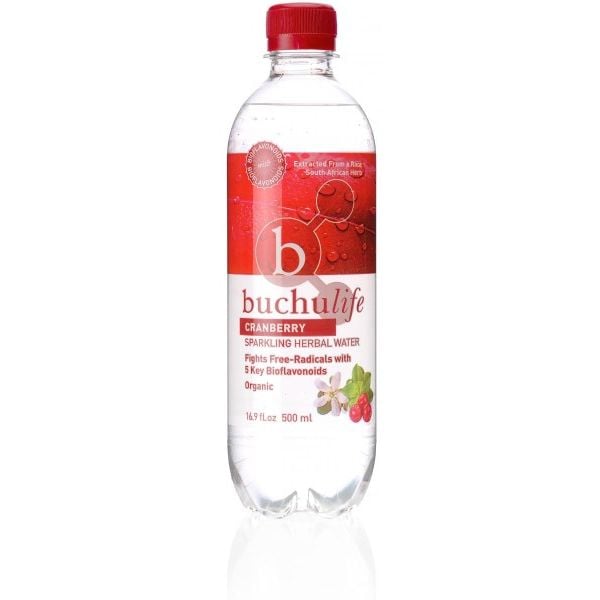 Buchulife - Herbal Water Cranberry Sparkling 500ml