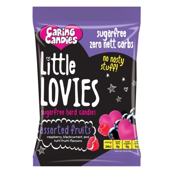 #Caring Candies - Little Lovies Assorted Fruits 100g