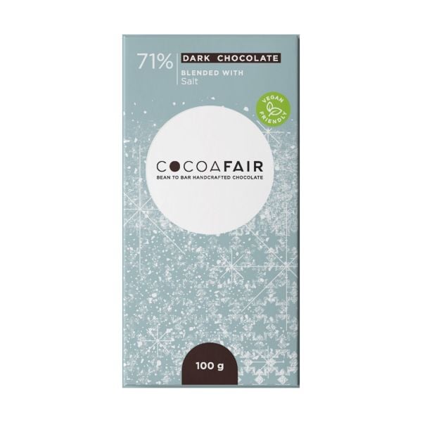 #CocoaFair - 71% Dark Chocolate With Salt 100g