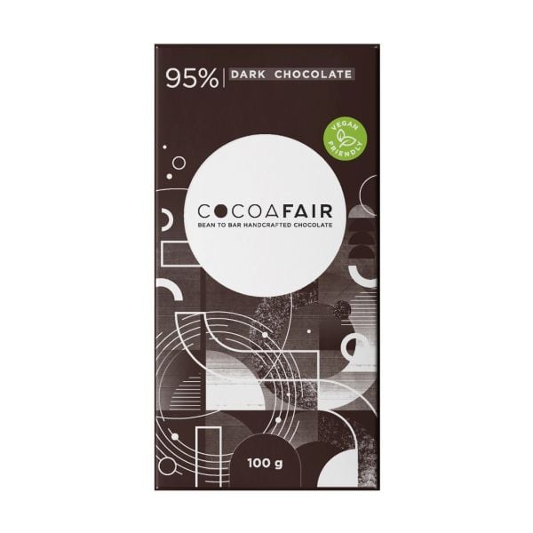 CocoaFair - 95% Dark Chocolate 100g